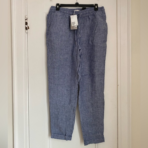 Linen Joggers, Size 8 - Picture 2 of 5
